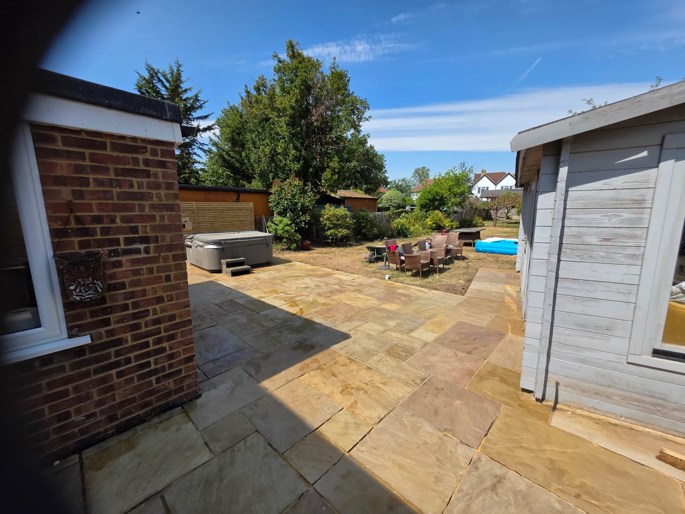 Outdoor – New patio area around 150m2, Ashford